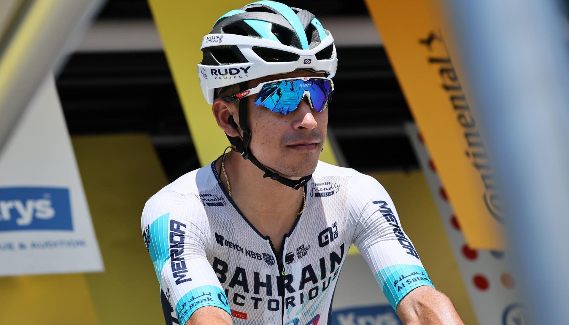 Santiago Buitrago en el Tour de Francia 2025.