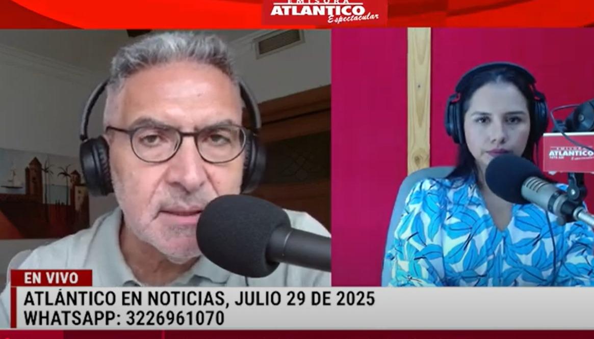 Transmisión de Atlántico en Noticias.