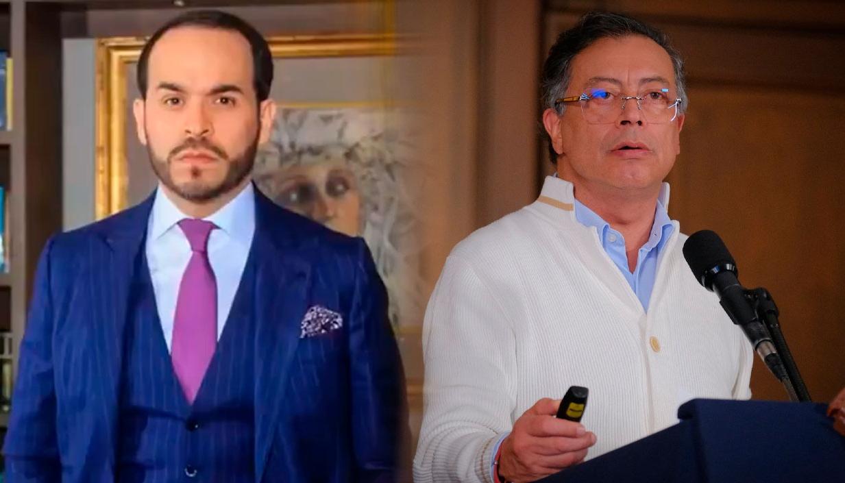 Abelardo De la Espriella y el Presidente Gustavo Petro.