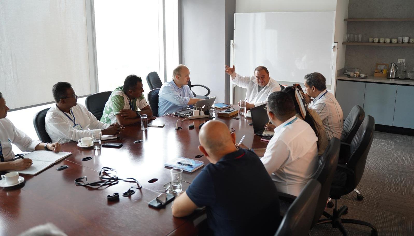 Agente interventor de Air-e reunido con comunidades y sindicatos.