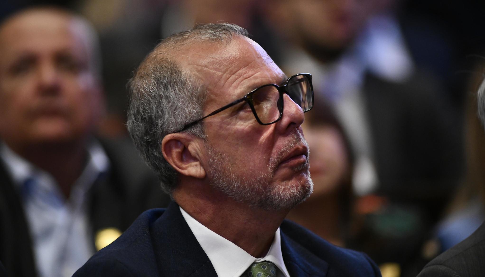 Alfredo Saade, jefe de Despacho, en el Congreso.