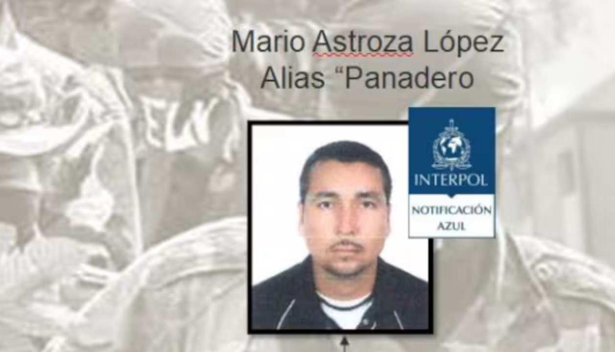 Mario Astroza López, alias 'El panadero'.