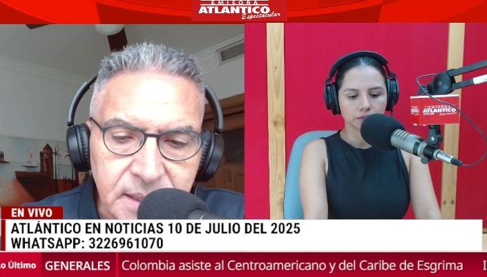 Transmisión de Atlántico en Noticias.