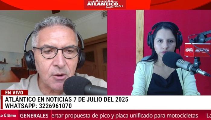 Transmisión de Atlántico en Noticias.