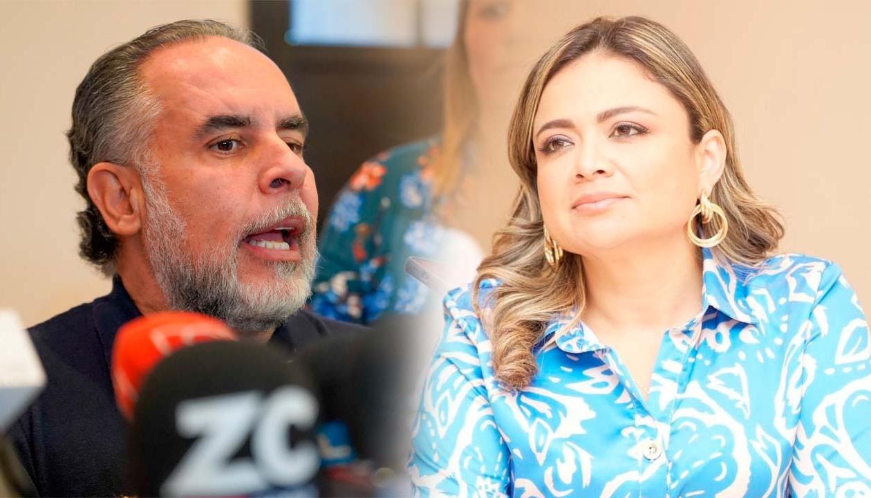 Armando Benedetti y Lina María Garrido.