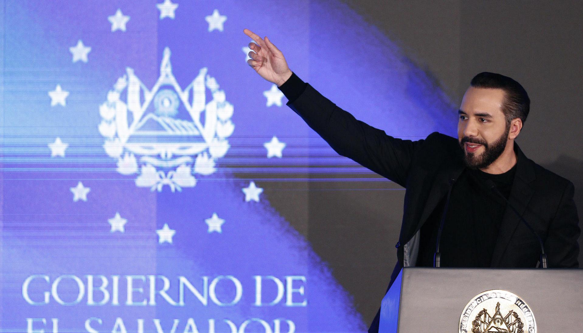 El Presidente de El Salvador, Nayib Bukele.