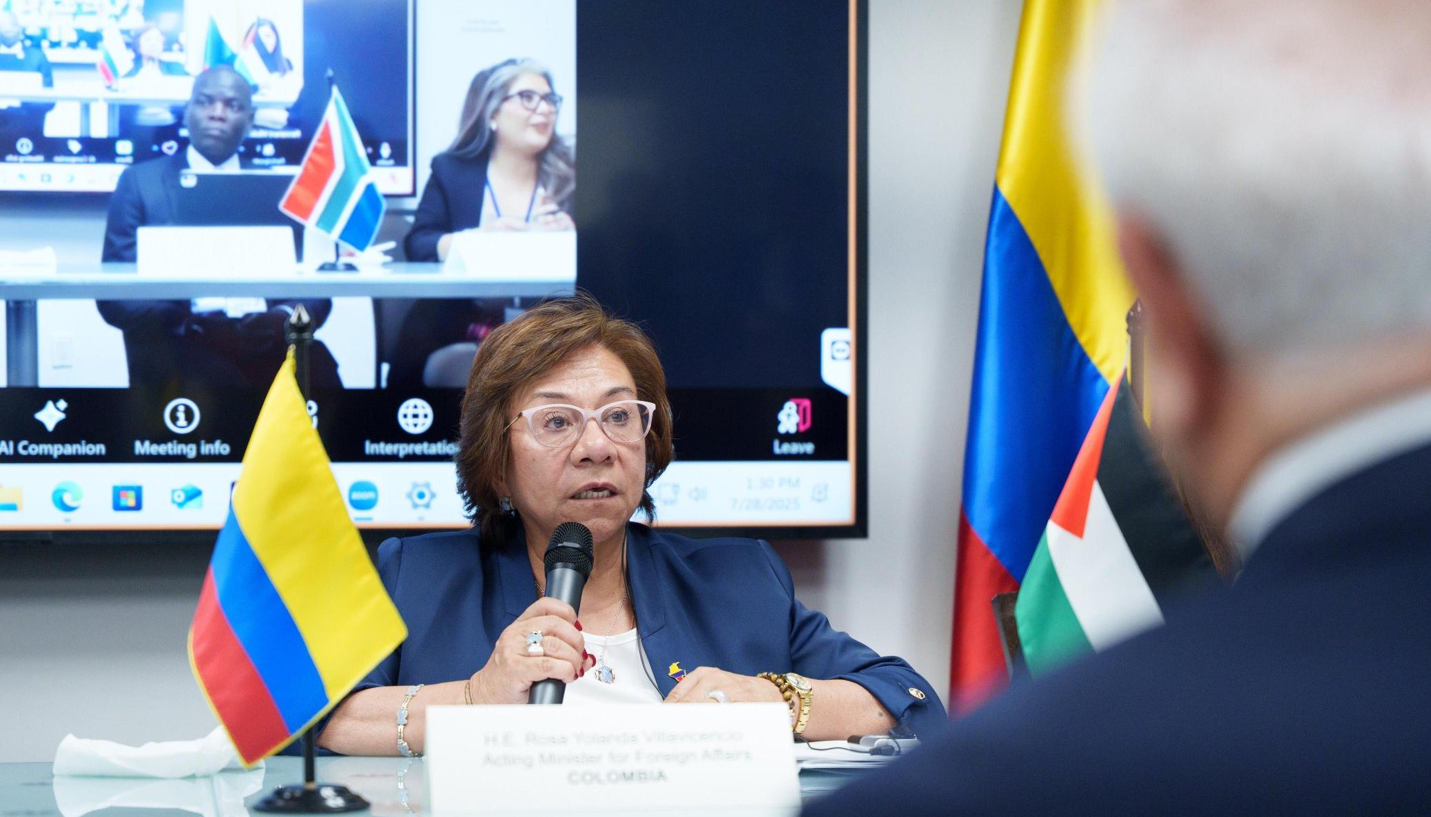 Canciller (e) Rosa Yolanda Villavicencio Mapy.