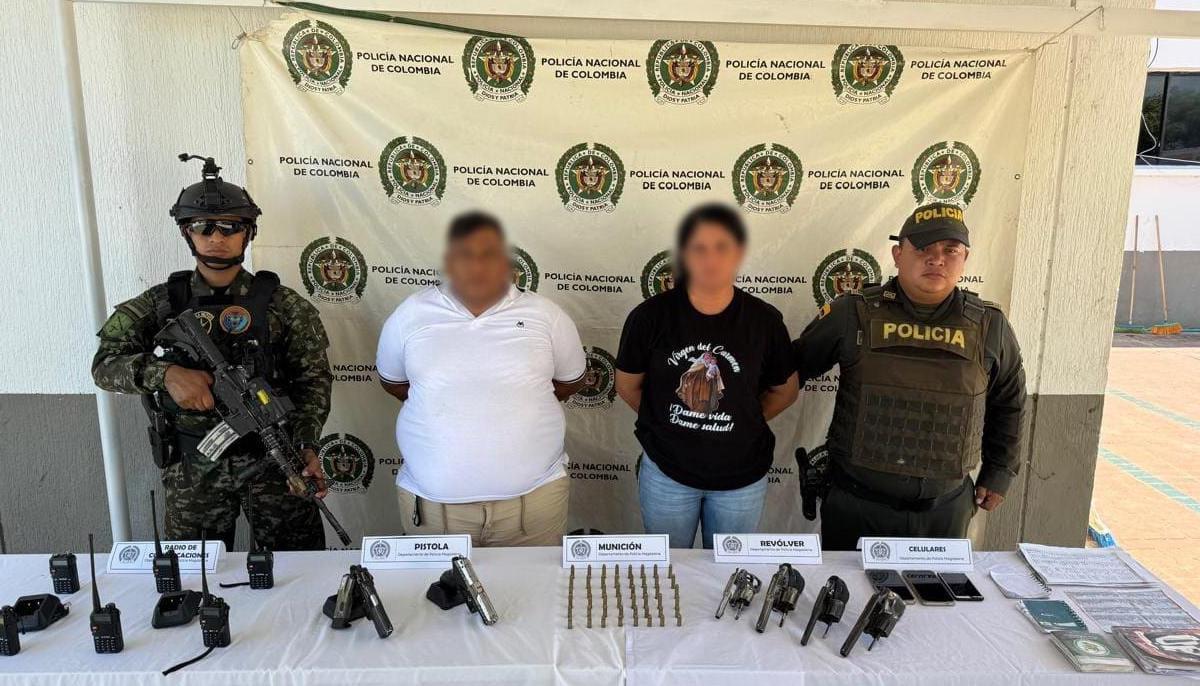 Alias 'Valenciano', capturado junto con su compañera sentimental. 