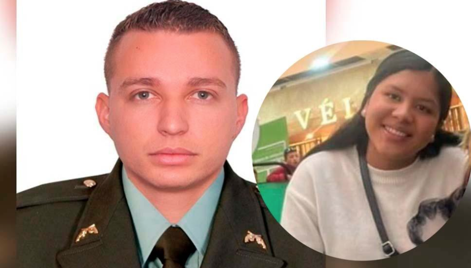 Carlos Eduardo Padilla, capturado, y la víctima, Paula Andrea Celis Guzmán.