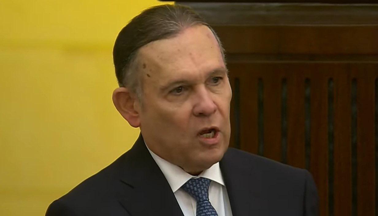 El presidente del Senado, Efraín Cepeda.