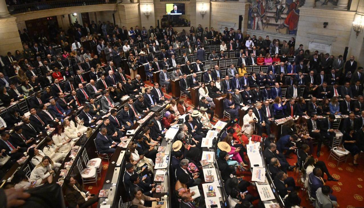 Instalación del Congreso de la República.