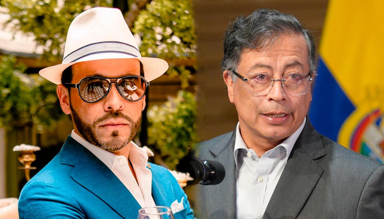 Abelardo De La Espriella y el Presidente Gustavo Petro.