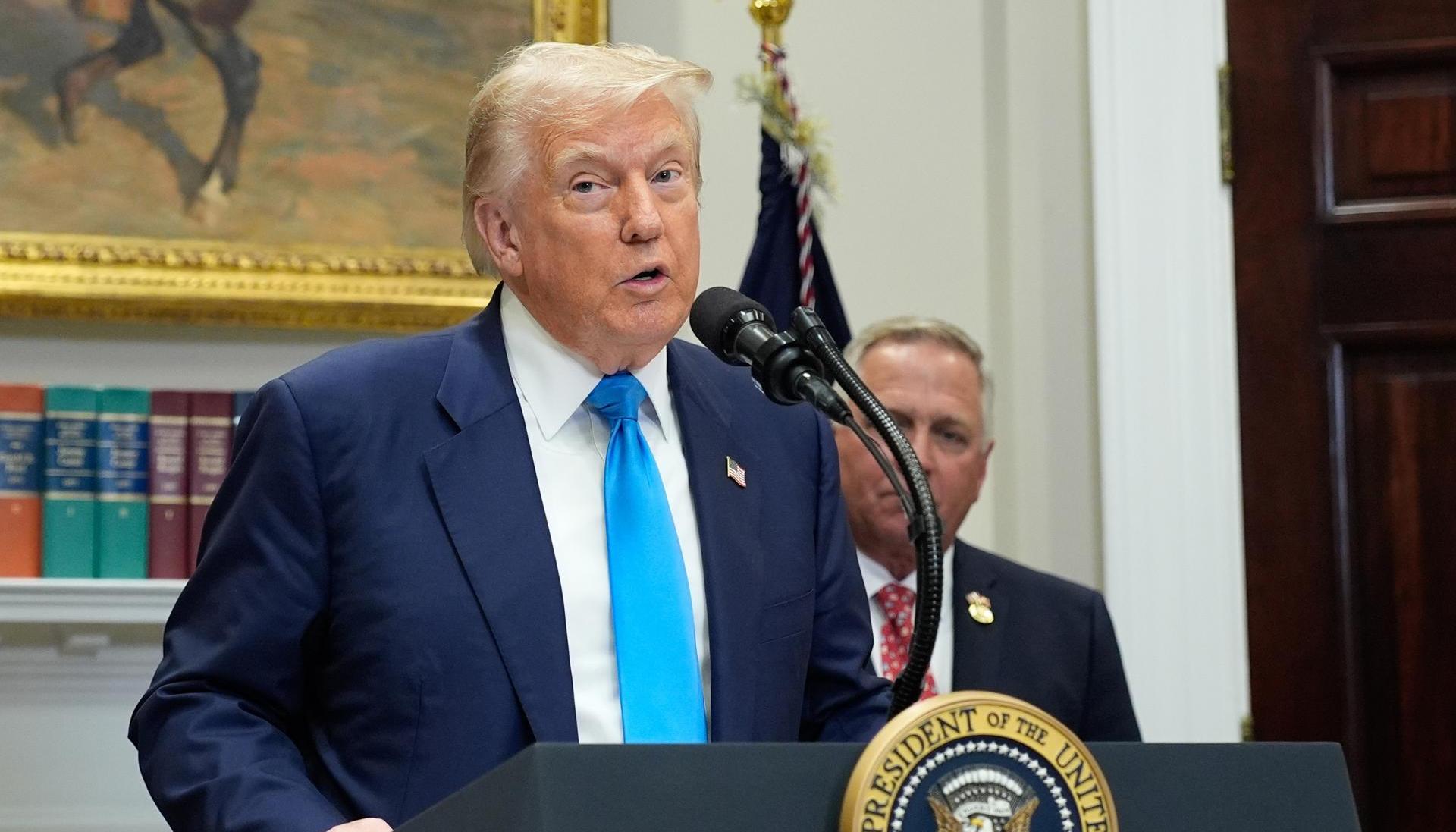 El Presidente estadounidense, Donald Trump. 