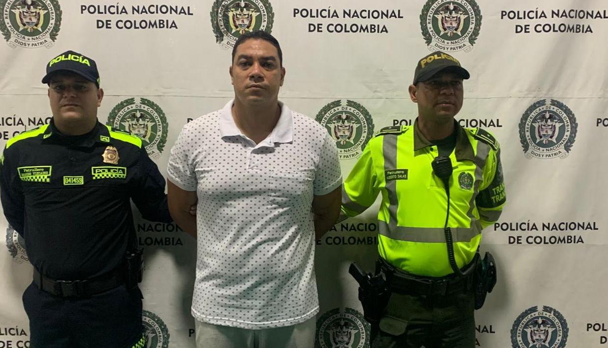 Edwin Cataño en la URI de la Fiscalía. 