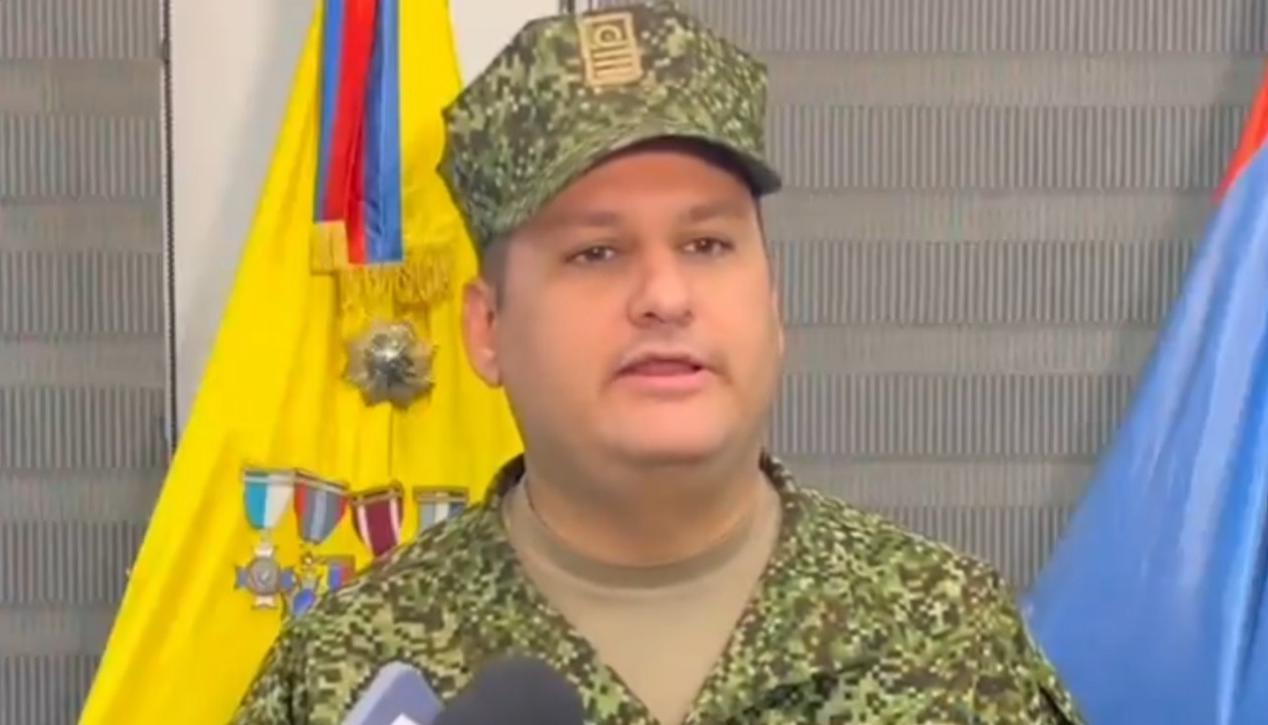 Coronel de Infantería de Marina Ricardo Visbal, comandante de la Brigada de Infantería de Marina No. 2.