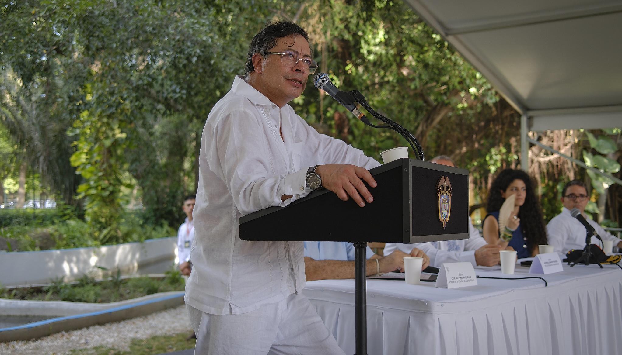 El Presidente Gustavo Petro.