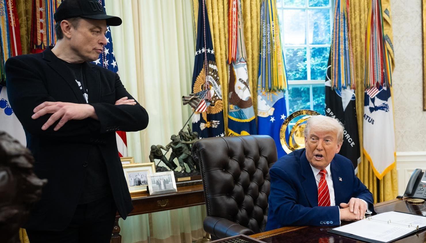 Elon Musk y Donald Trump.