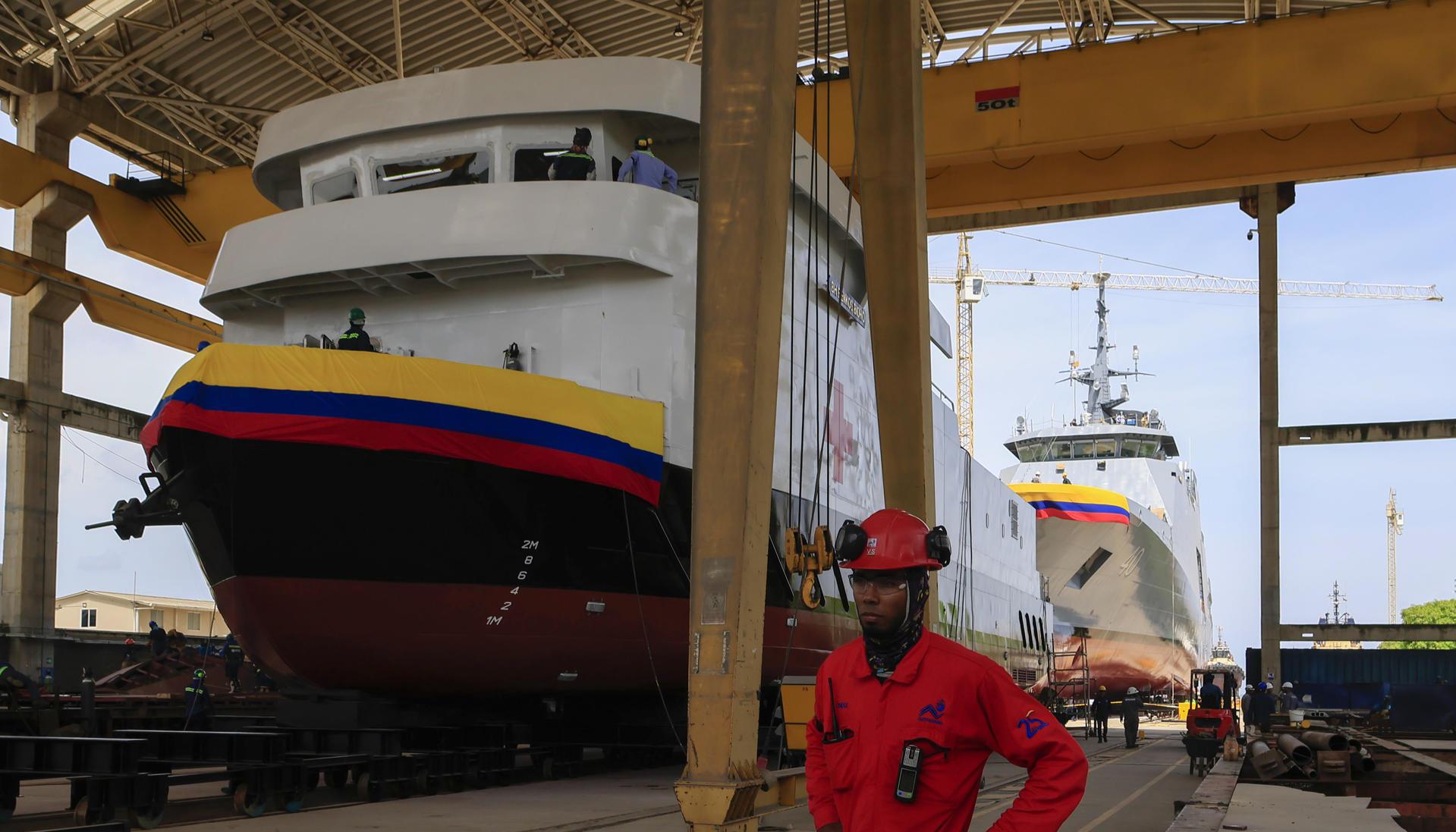 Las embarcaciones fueron presentadas en Cartagena.