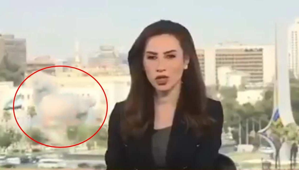 Una de las explosiones fue captada en vivo durante una transmisión de televisión.