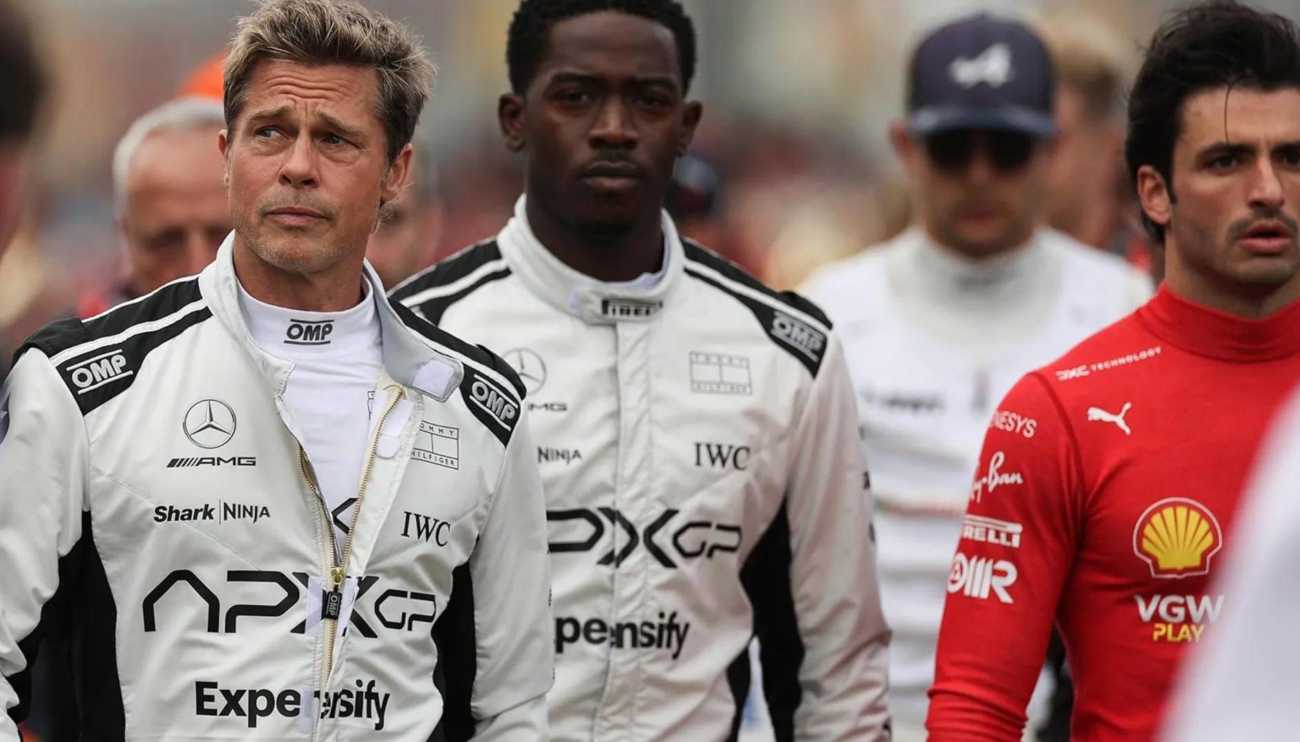 Brad Pitt y Damson Idris.