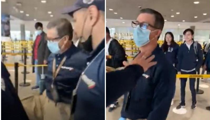  Jaime Alonso Sánchez Cárdenas golpeó a un viajero y le ocasionó lesiones en su rostro y pierna izquierda. 