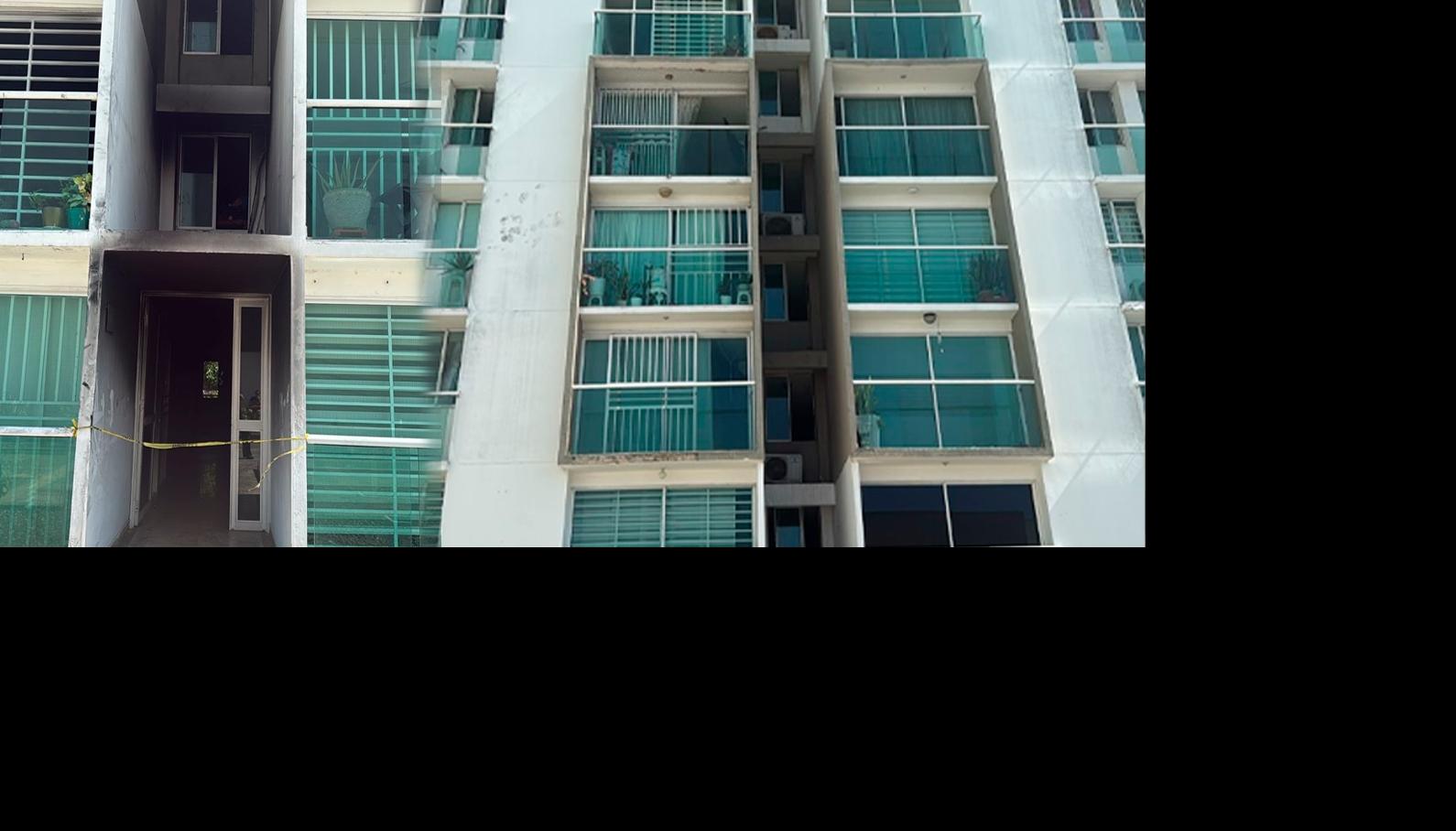 Una de las torres afectadas.