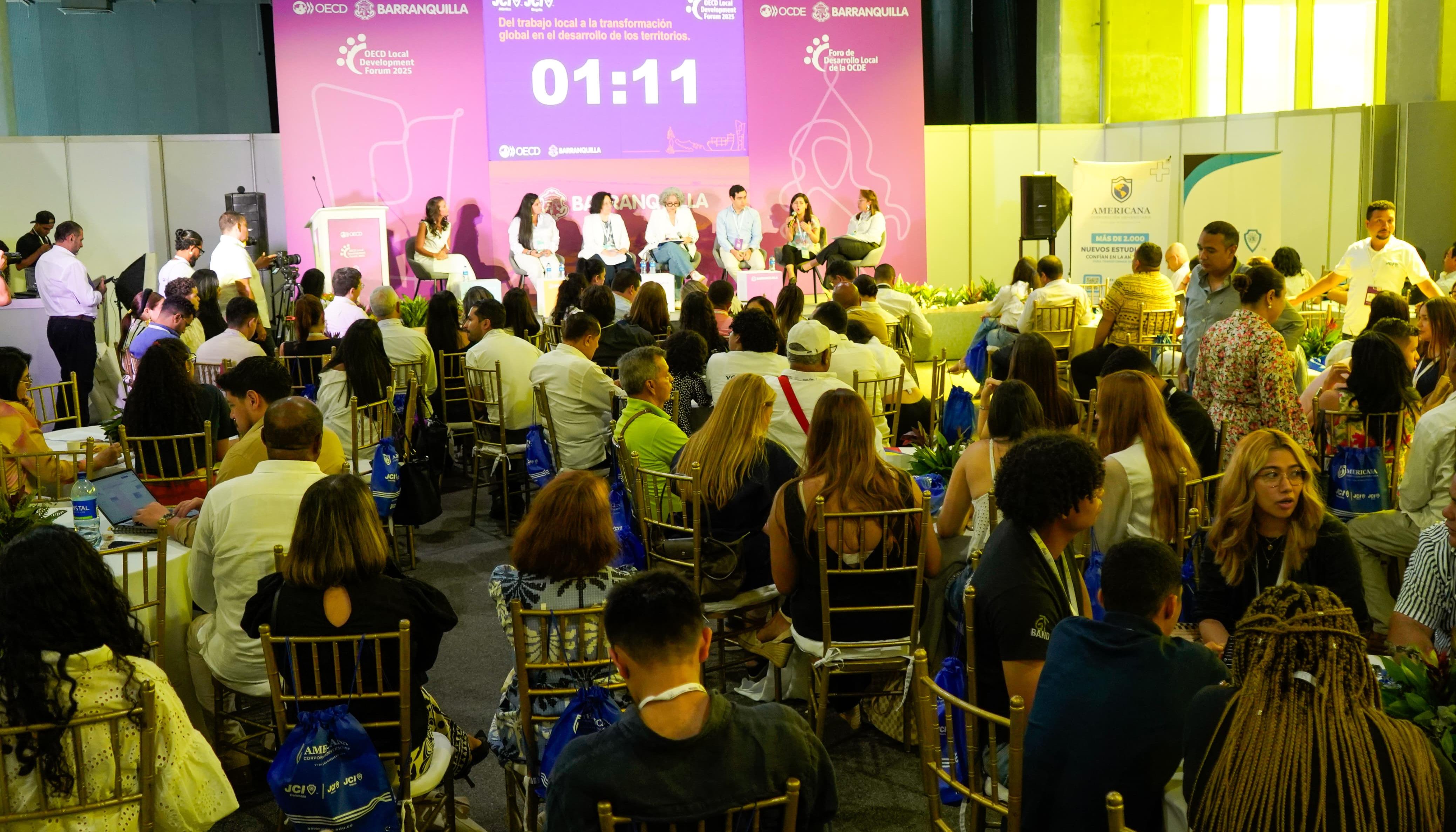 Público en el Foro de la OCDE.