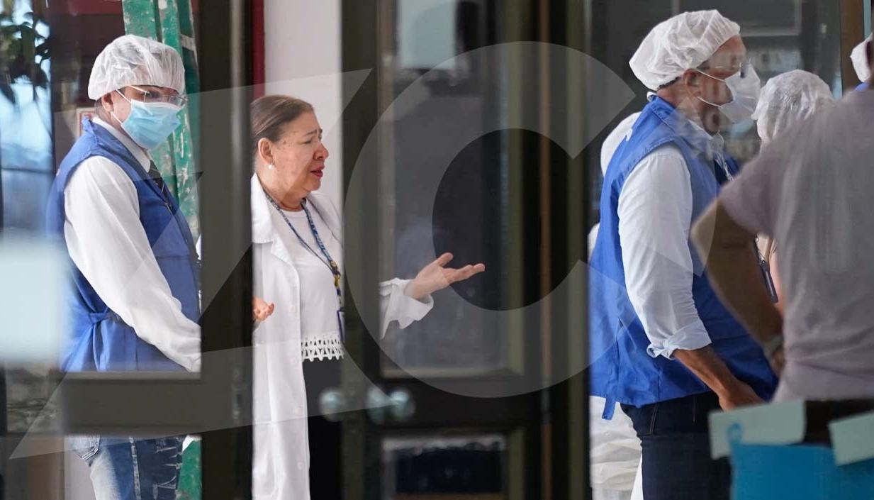 La directora seccional de Medicina Legal, Marjorie Cervantes Herrera, durante la inspección de la Defensoría del Pueblo. 