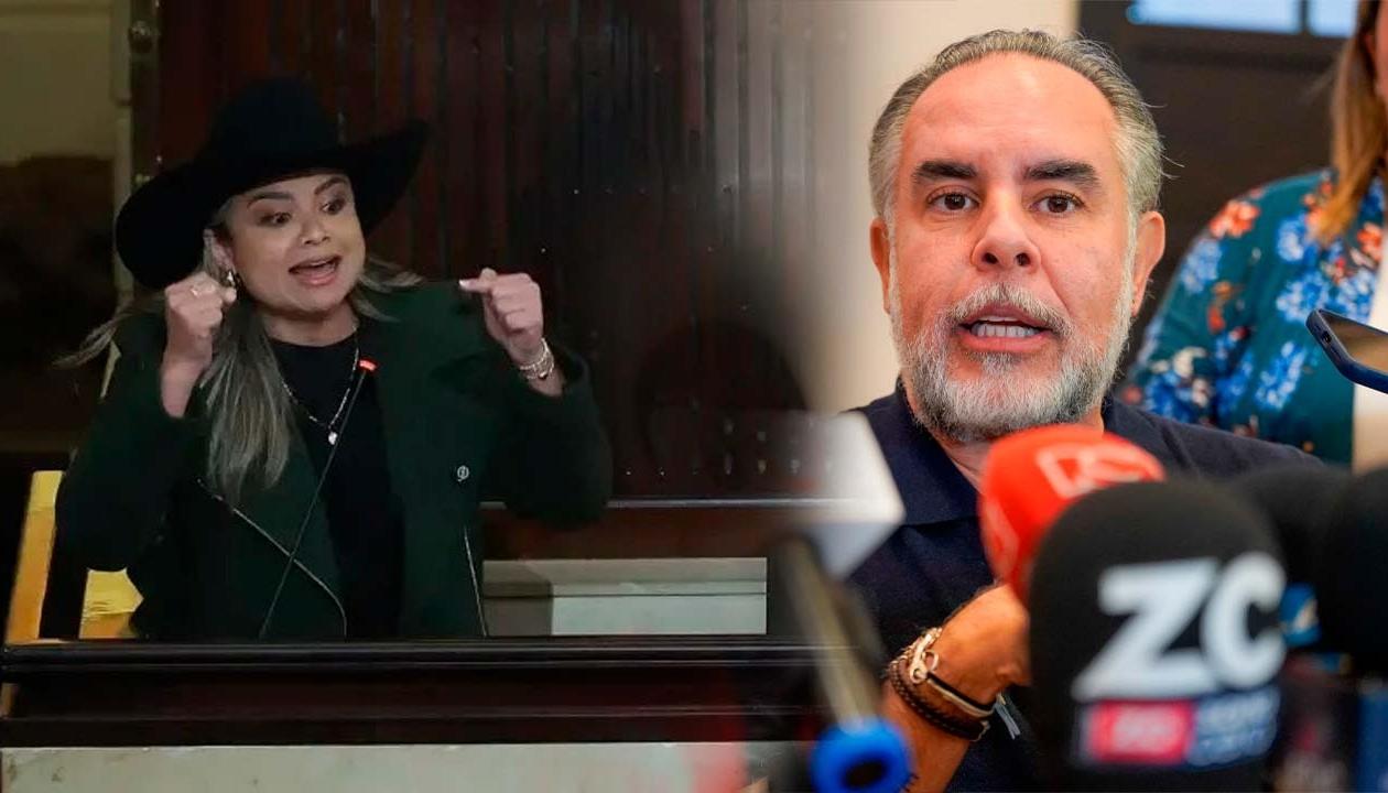 Lina María Garrido y Armando Benedetti.