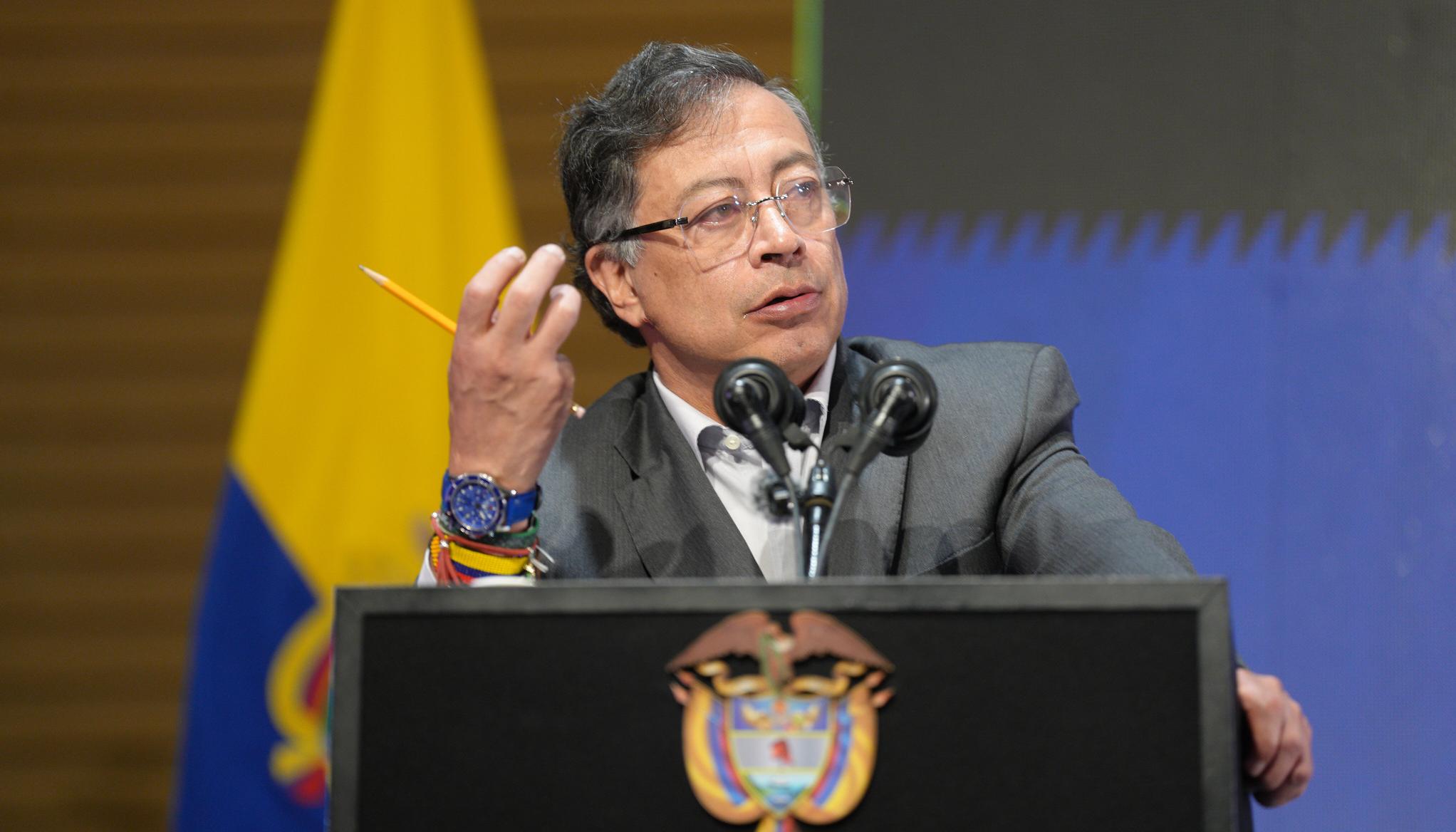 El Presidente Gustavo Petro.