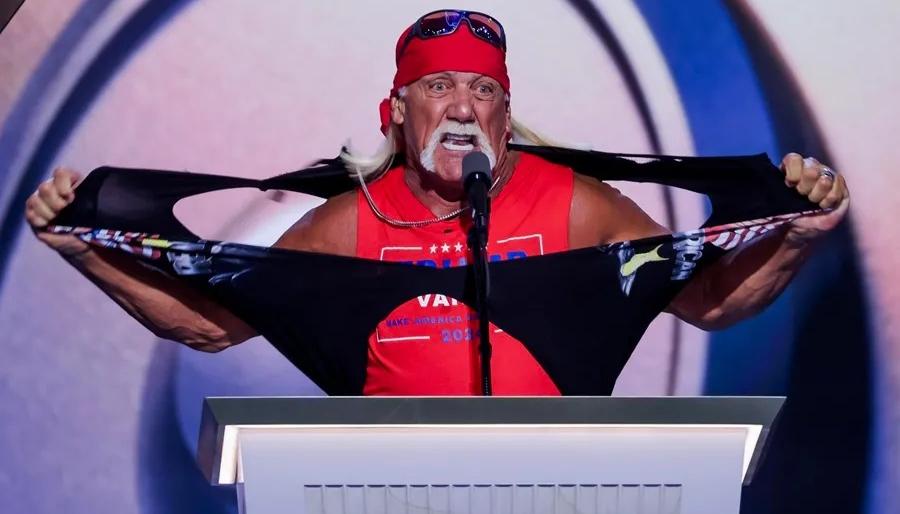 El luchador estadounidense Hulk Hogan.