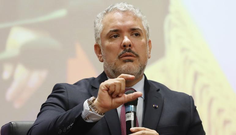 Iván Duque, expresidente de Colombia. 
