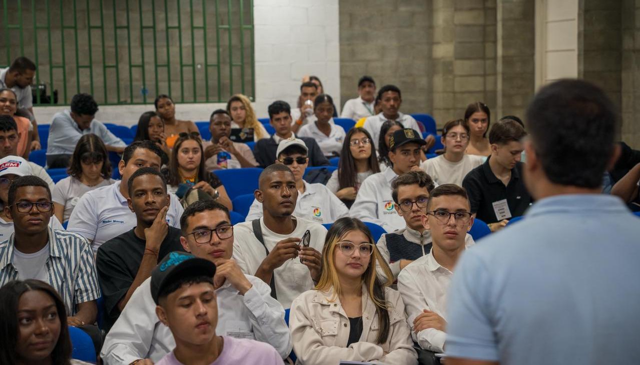 Algunos de los jóvenes candidatos.