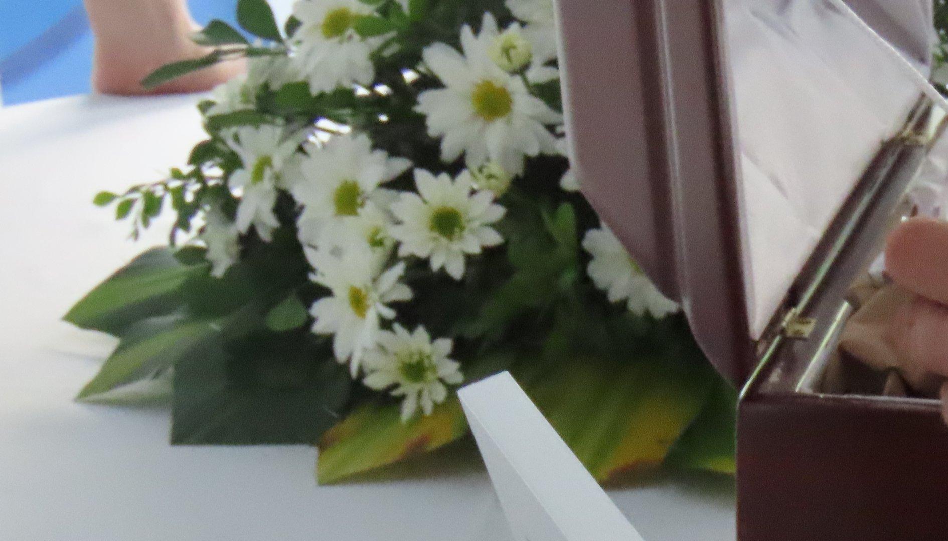 Restos de Néstor Garzón entregados a su familia. 