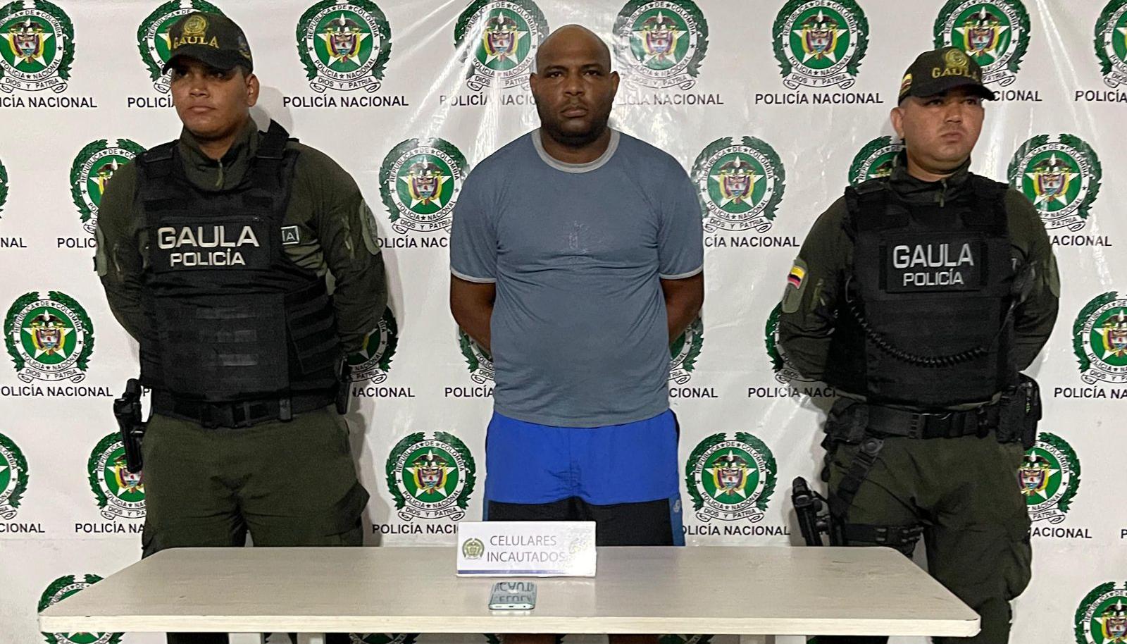 Jhon Jairo Mena Romero, el capturado.