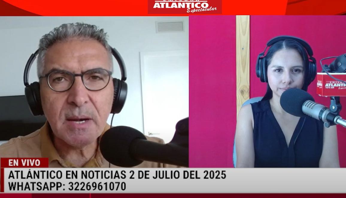 Transmisión de Atlántico en Noticias.