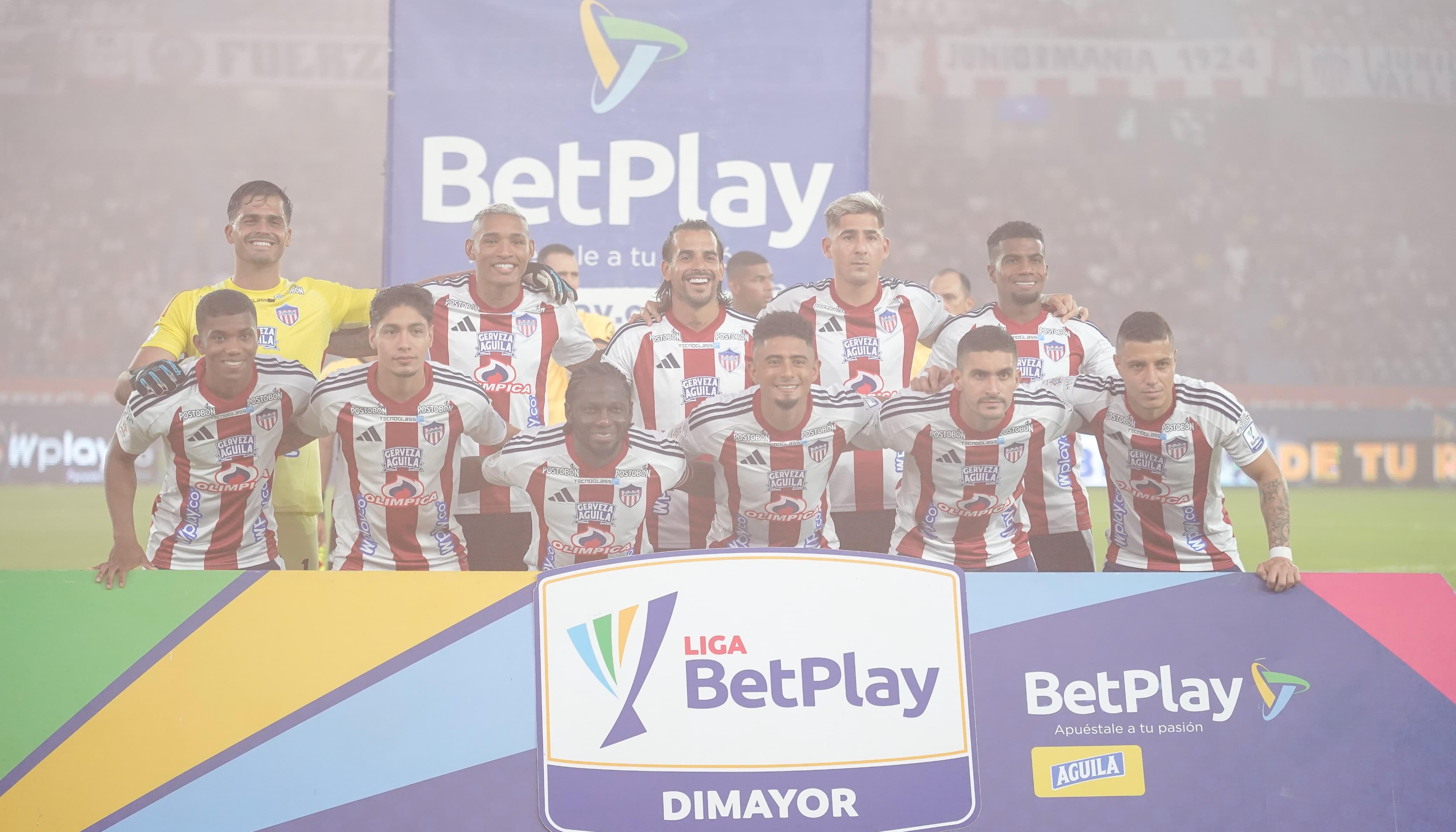 El equipo de Junior para afrontar el partido ante Unión.