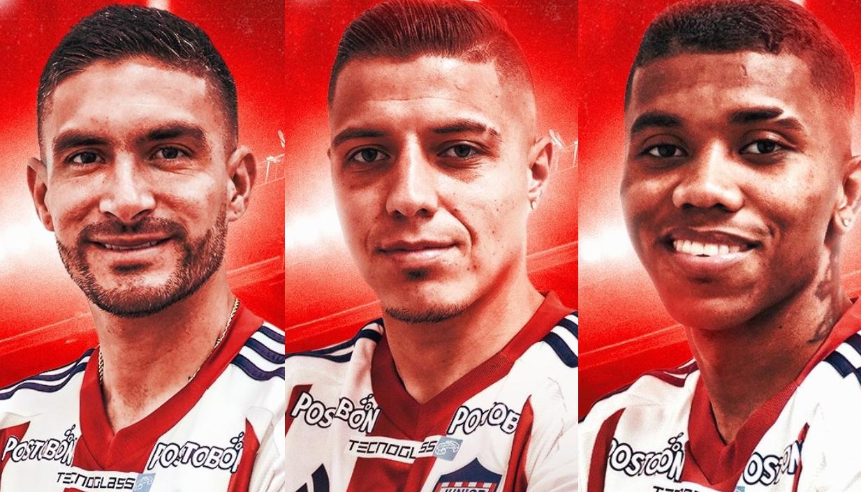 Guillermo Celis, Jhon Fredy Salazar y Jesús Rivas.