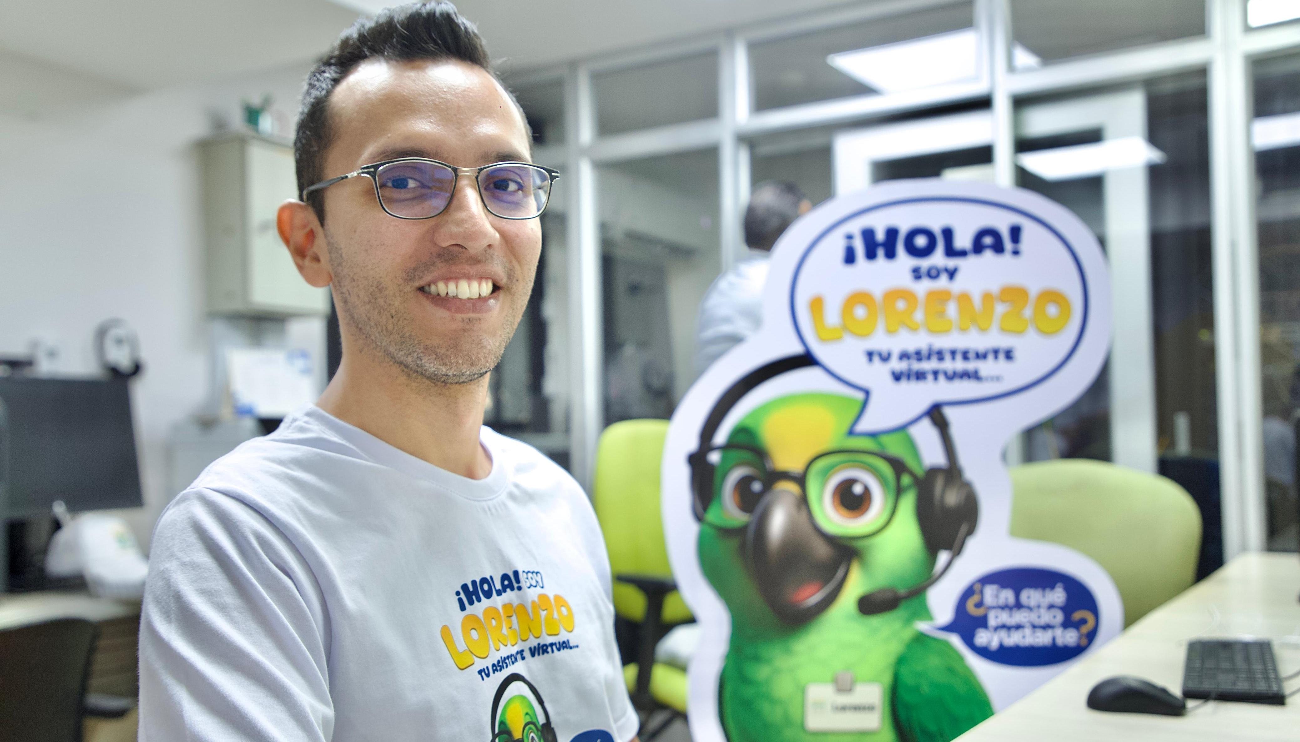 El asistente virtual 'Lorenzo' está en etapa de prueba. 