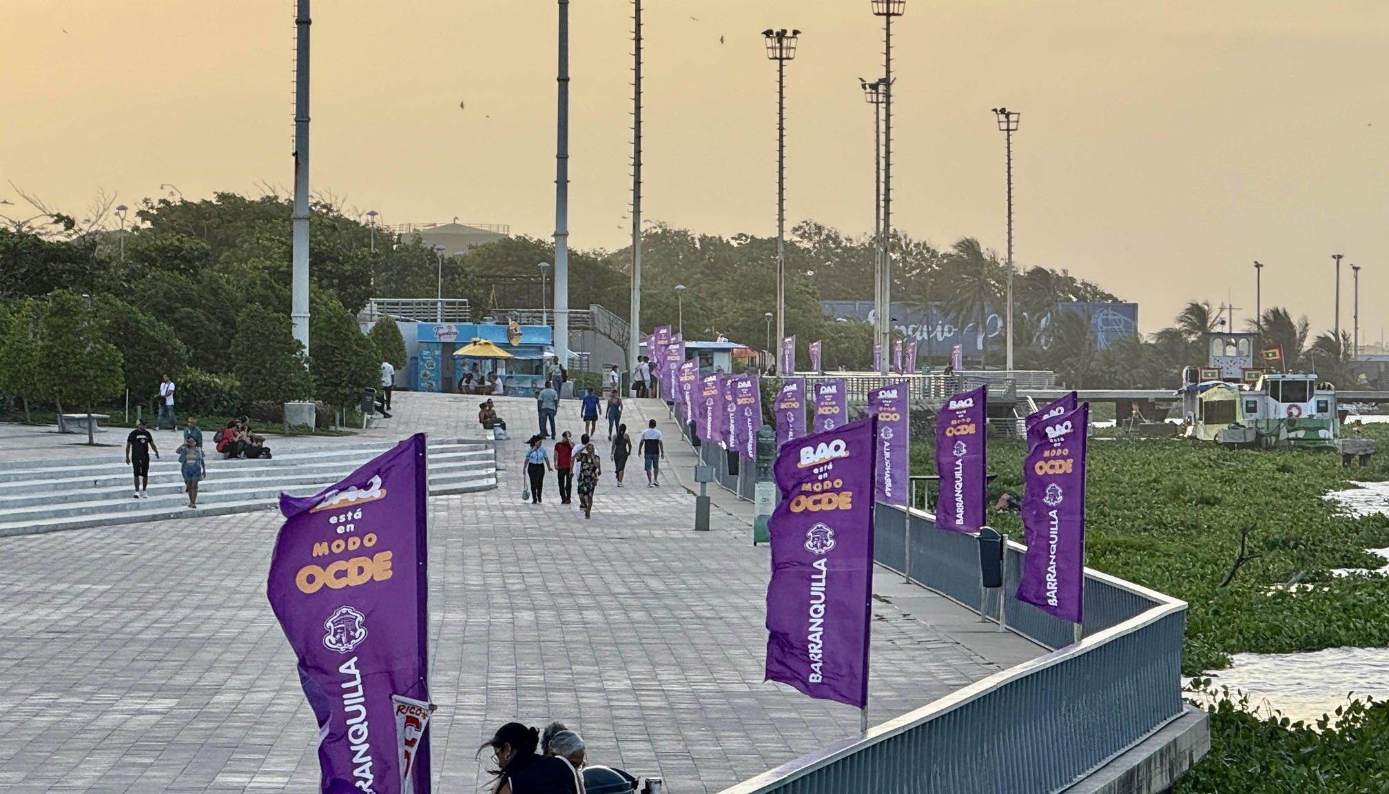 Malecón del Río, en Barranquilla