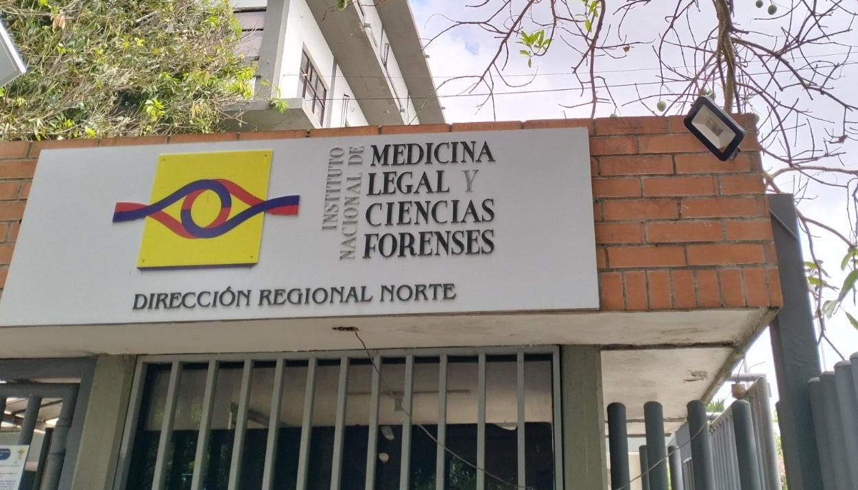 Fachada de Medicina Legal, en Barranquilla. 