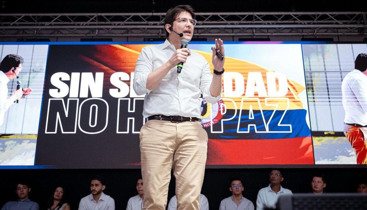 Miguel Uribe Turbay, senador y precandidato presidencial. 