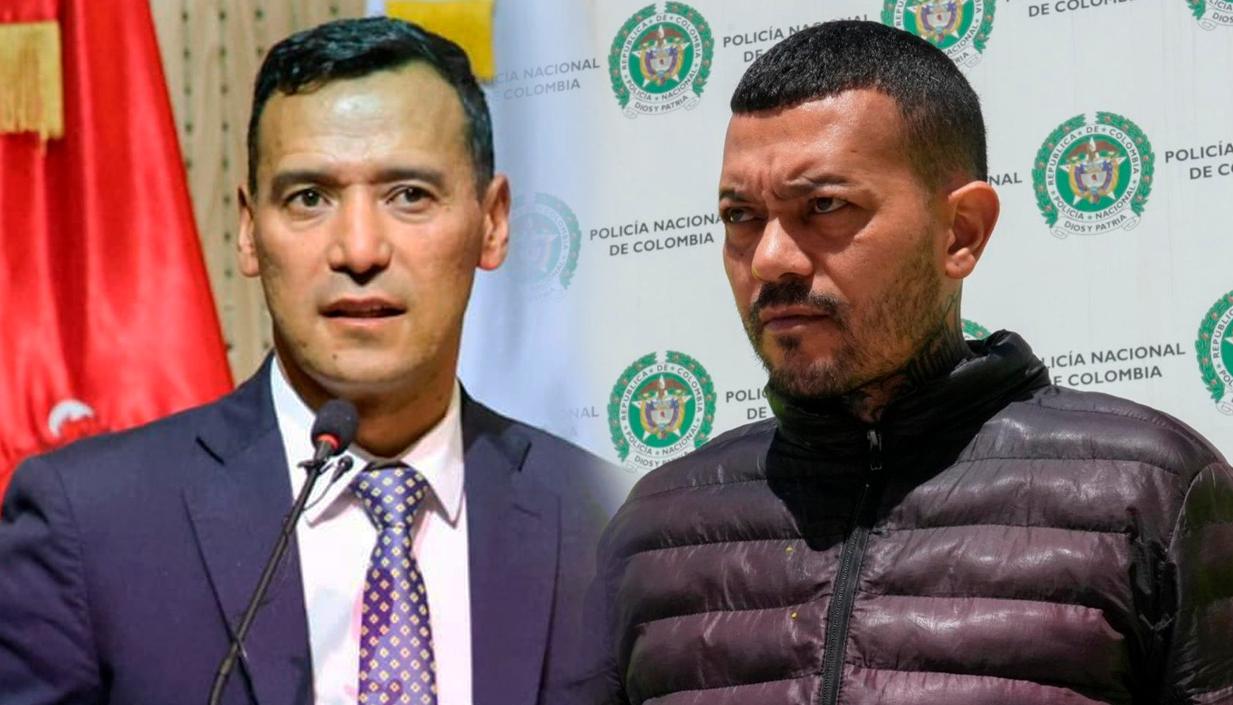 Ministro de Defensa, Pedro Sánchez Suárez / Elder José Arteaga Hernández, alias 'El Costeño'.  