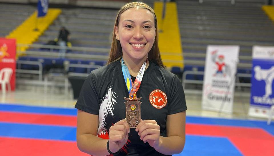 Natalia Bernal Herrera, karateka barranquillera de 23 años.