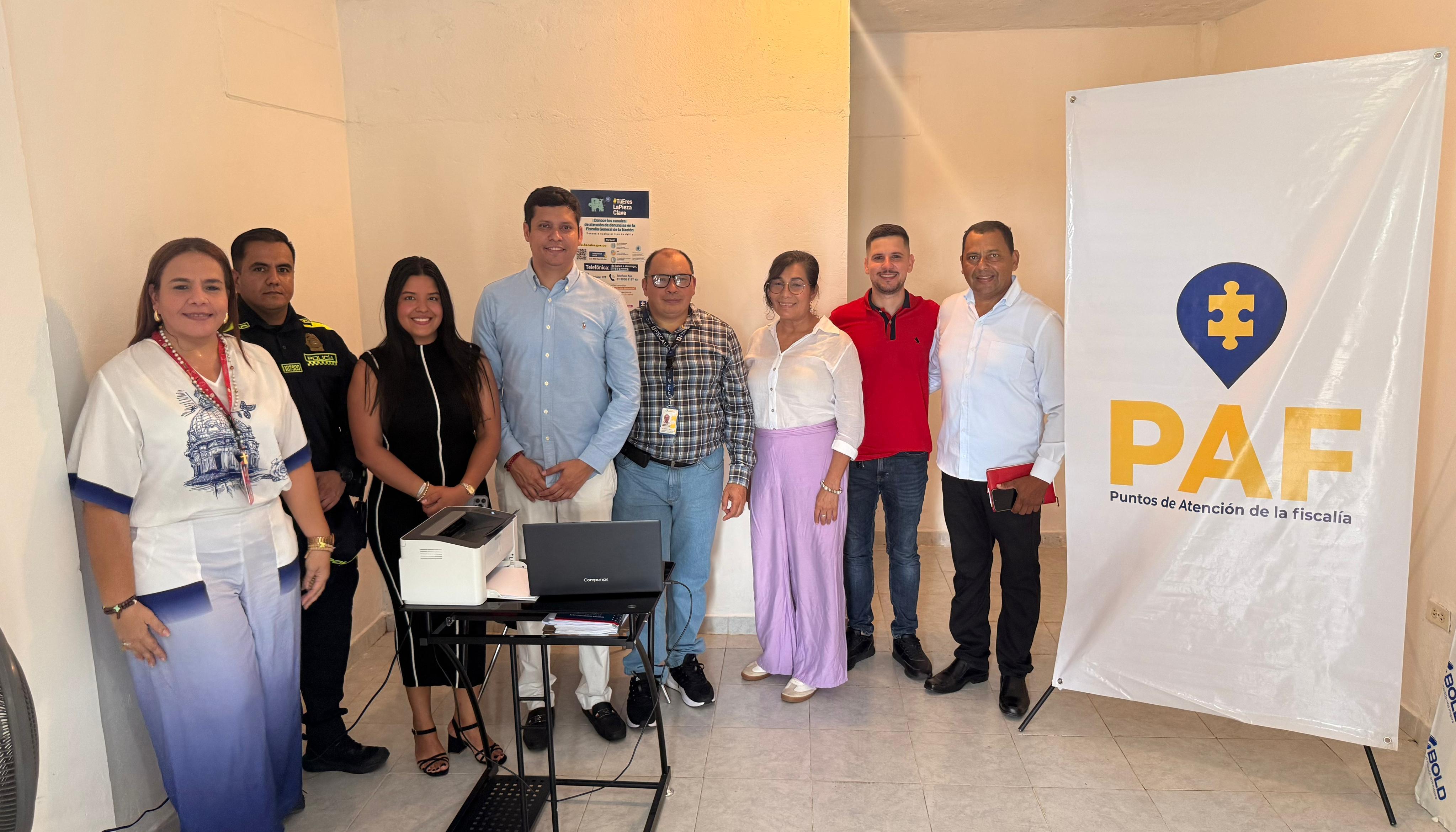 Inauguración del PAF en Piojó.