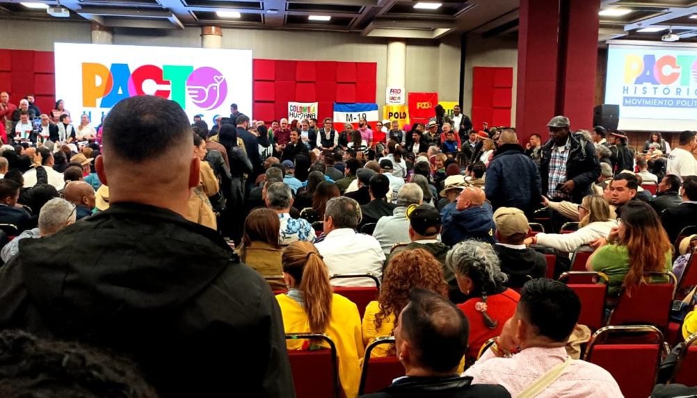 Aspecto de la convención nacional del Pacto Histórico. 