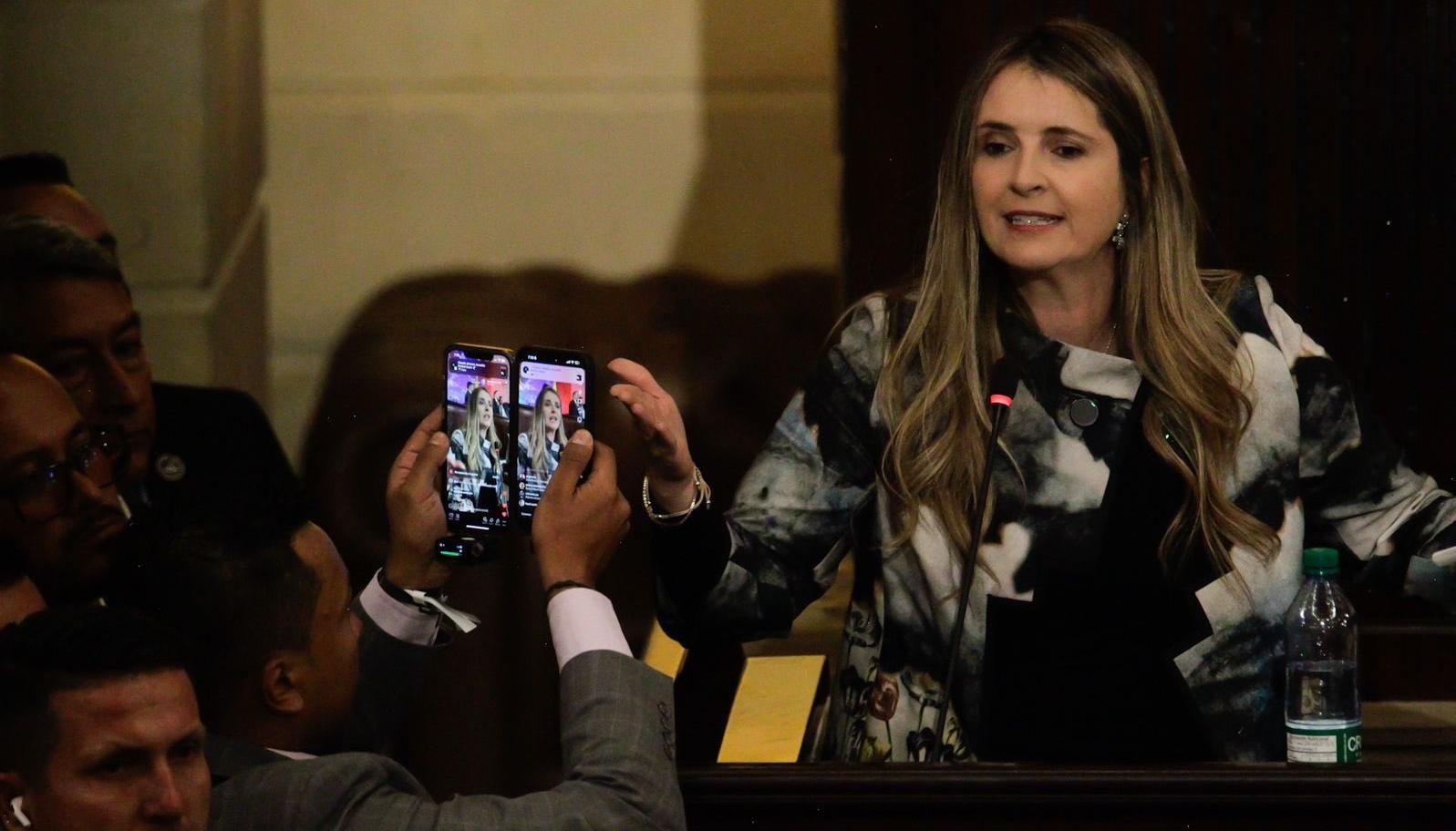 La senadora Paloma Valencia.