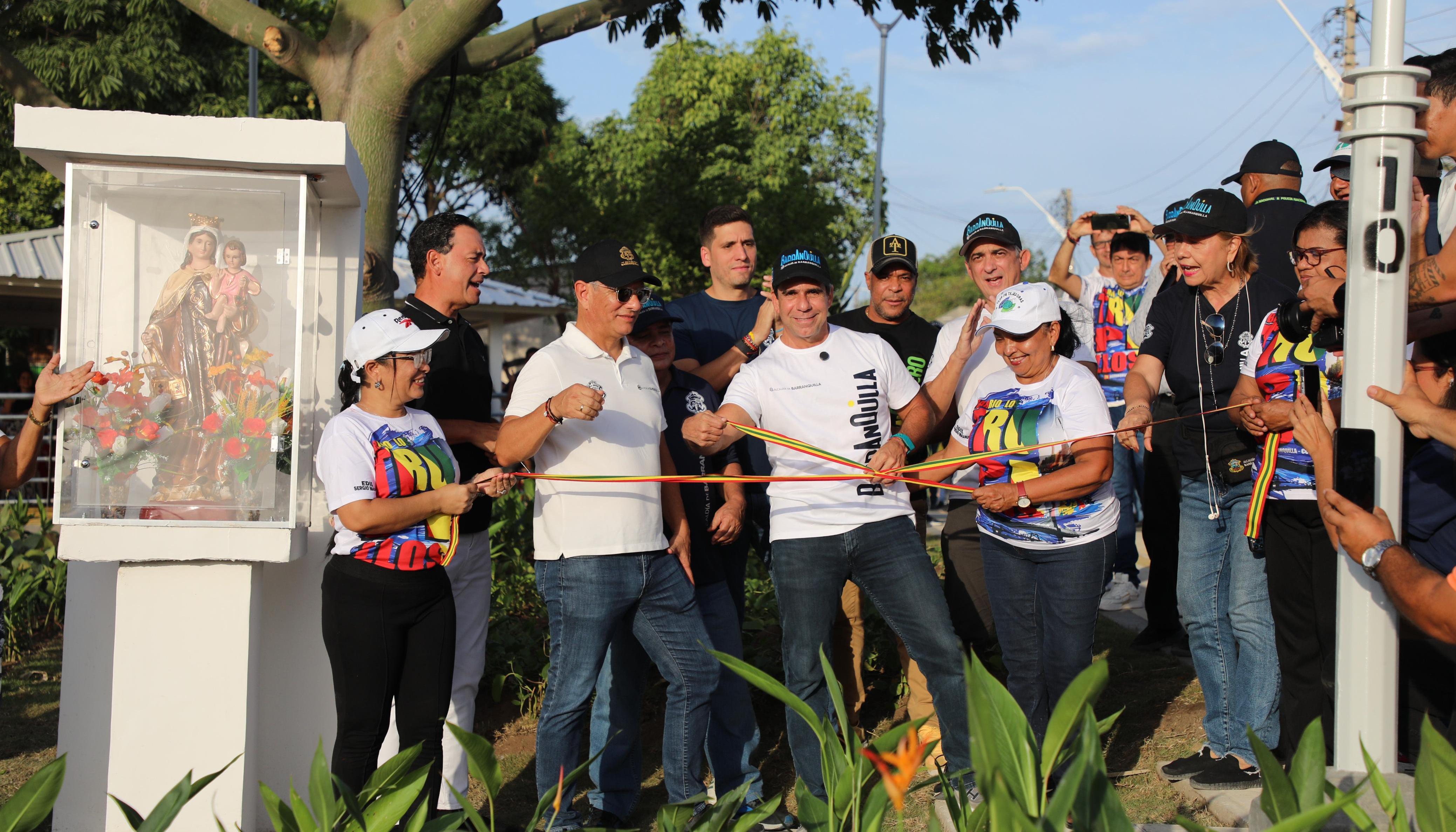 Entrega formal del parque La Virgencita. 