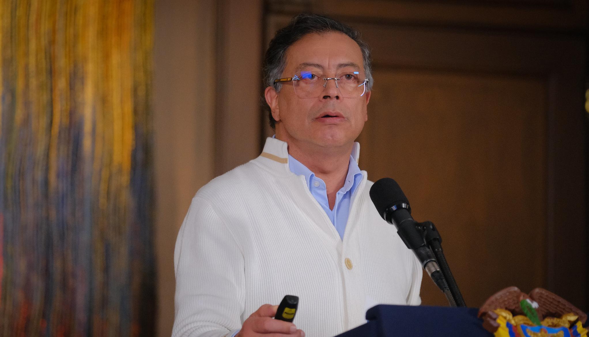 El Presidente Gustavo Petro.