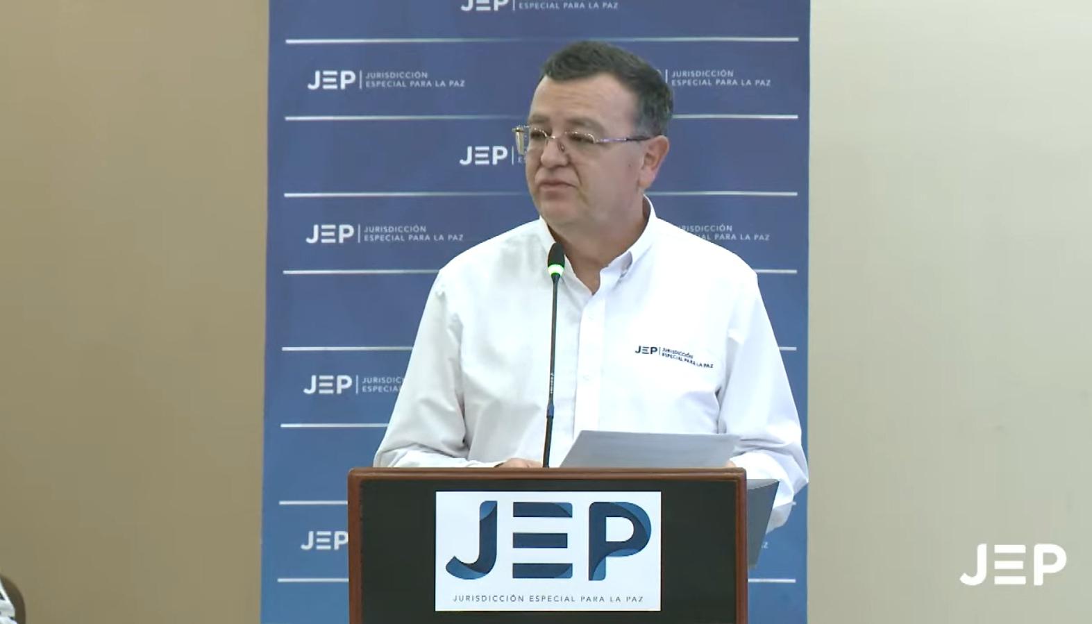 El presidente de la Justicia Especial de Paz, Alejandro Ramelli Arteaga.